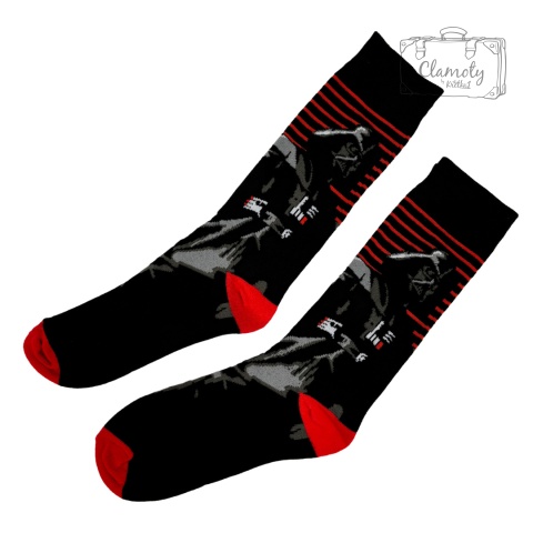 Skarpetki Skarpety Długie Bawełniane Star Wars Darth Vader 39-44