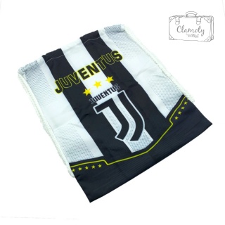 Worek Sportowy Piłkarski Czarno Biały Juventus Turyn Do Szkoły Na Trening