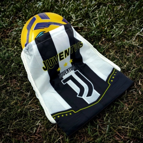 Worek Sportowy Piłkarski Czarno Biały Juventus Turyn Do Szkoły Na Trening