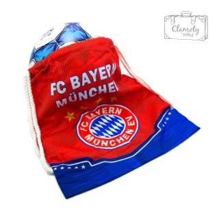 Worek Sportowy Piłkarski Czerwony Bayern Monachium Do Szkoły Na Trening