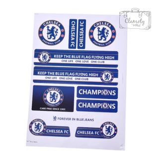 Zestaw Naklejek Naklejki Stickers Piłkarskie Chelsea Londyn FC
