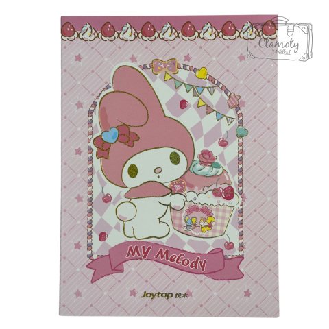 Zeszyt Linia My Melody Z Babeczką Kawaii Japan 40 Kartek B5