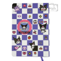 Zeszyt Linia Kuromi Krata Notebook Kawaii Japan 80 Kartek A5