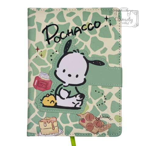 Zeszyt Linia Pochacco Zielony Notebook Planer 60 Kartek A5