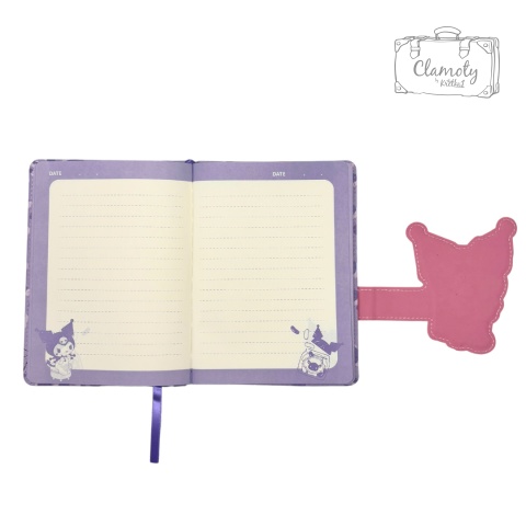 Zeszyt Linia Kuromi Fioletowy Notebook Planer Pamiętnik 60 Kartek A5