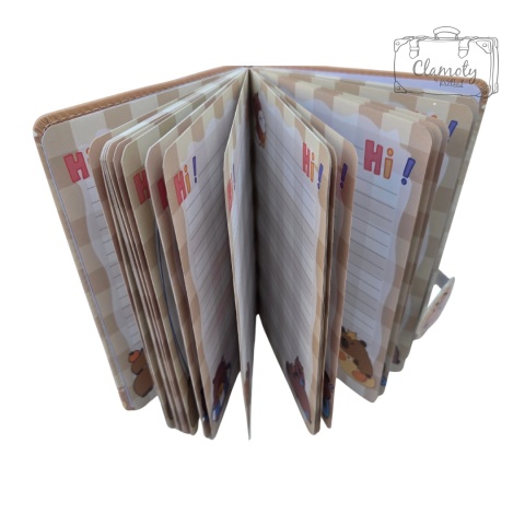 Zeszyt Szkolny Planner Notes Kapibara Kaczka A5 Kolorowe 96 Kartek