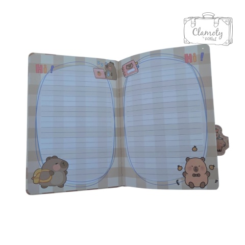 Zeszyt Szkolny Notes 4 Kapibary Kapibara A5 Kolorowe 96 Kartek