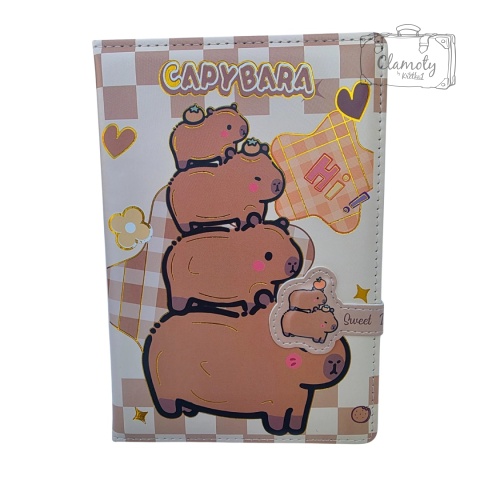 Zeszyt Szkolny Notes 4 Kapibary Kapibara A5 Kolorowe 96 Kartek