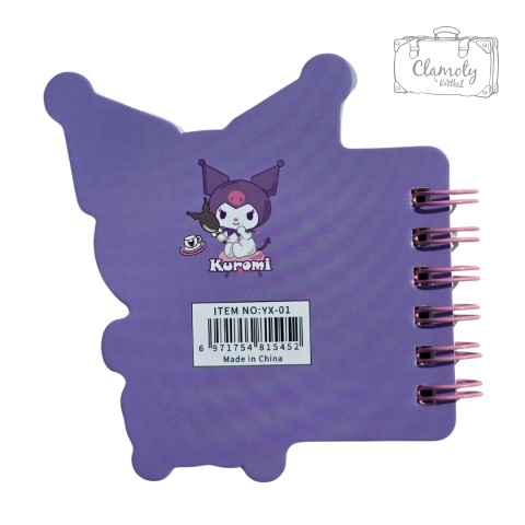 Mały Notes Notesik Kuromi Shake Biały Kolorowe Kartki