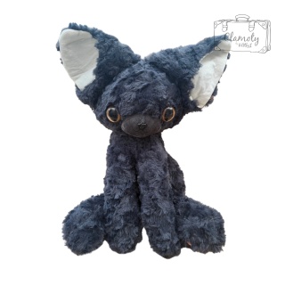 Maskotka Pluszowa Pluszak Przytulanka Kot Kotek Grafitowy 30cm