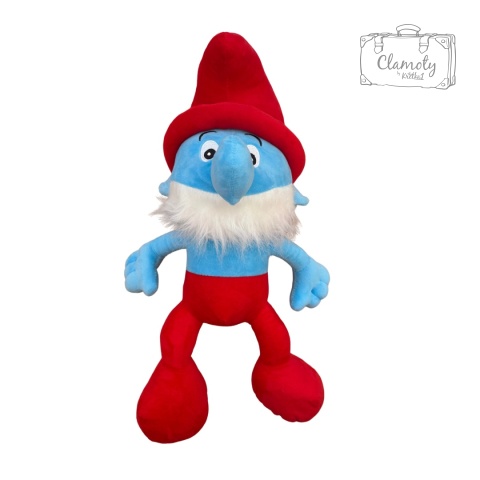 Maskotka Pluszowa Pluszak Przytulanka Zabawka Papa Smerf 45cm