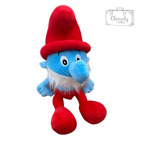 Maskotka Pluszowa Pluszak Przytulanka Zabawka Papa Smerf 55cm
