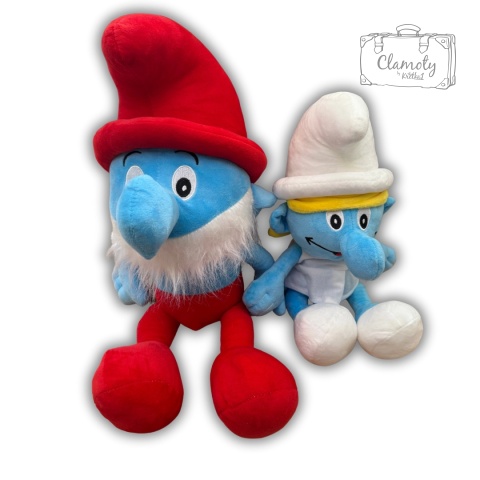 Maskotka Pluszowa Pluszak Przytulanka Zabawka Papa Smerf 55cm