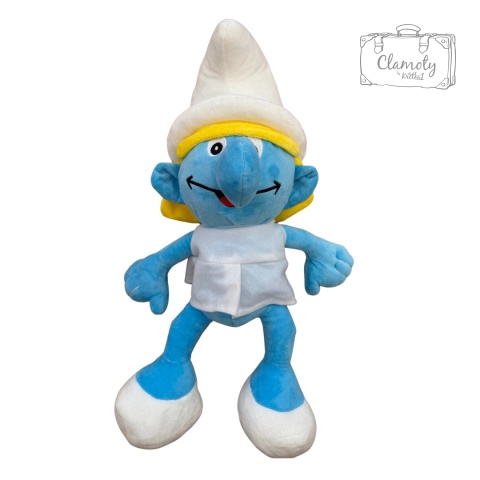 Maskotka Pluszowa Pluszak Przytulanka Zabawka Smerfetka 45cm