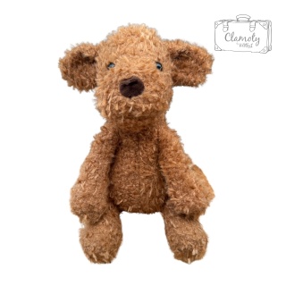 Maskotka Pluszowa Pluszak Przytulanka Brązowa Pies Piesek 30cm