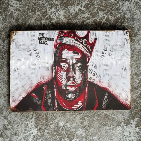 Tablica Ozdobna Blacha Notorious BIG Biggie 20x30 cm Retro Vintage