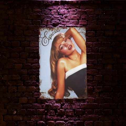 Tablica Ozdobna Blacha Sabrina Carpenter 20x30 cm Retro Vintage