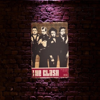 Tablica Ozdobna Blacha The Clash Rock 20x30 cm Retro Vintage