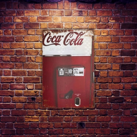 Tablica Ozdobna Blacha Coca Cola Reklama 20x30 cm Retro Vintage
