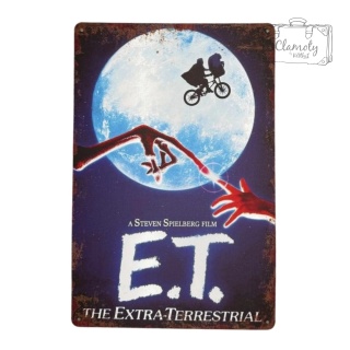 Tablica Ozdobna Blacha E.T. Film 20x30 cm Retro Vintage Ozdoba