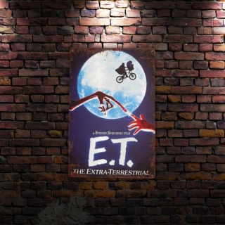 Tablica Ozdobna Blacha E.T. Film 20x30 cm Retro Vintage Ozdoba