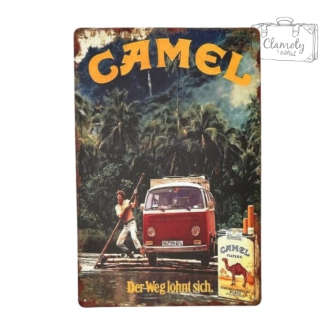 Tablica Ozdobna Blacha Camel Ogórek 20x30 cm Retro Vintagen Ozdoba