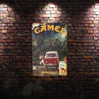 Tablica Ozdobna Blacha Camel Ogórek 20x30 cm Retro Vintagen Ozdoba