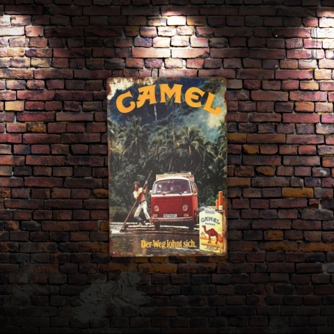 Tablica Ozdobna Blacha Camel Ogórek 20x30 cm Retro Vintagen Ozdoba