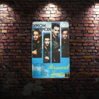 Tablica Ozdobna Blacha Depeche Mode 20x30 cm Retro Vintage Metalowy Plakat