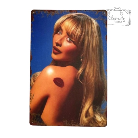 Tablica Ozdobna Blacha Sabrina Carpenter Portret 20x30 cm Retro Vintage