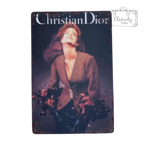 Tablica Ozdobna Blacha Christian 20x30 cm Retro Vintage Metalowy Plakat
