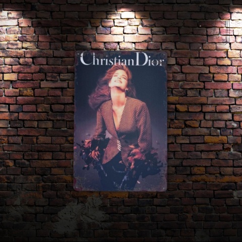 Tablica Ozdobna Blacha Christian 20x30 cm Retro Vintage Metalowy Plakat