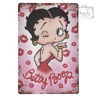 Tablica Ozdobna Blacha Betty Boop Bajka Animacja 20x30 cm Retro Vintage