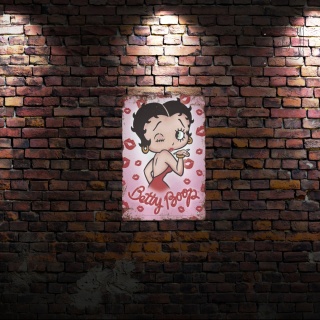 Tablica Ozdobna Blacha Betty Boop Bajka Animacja 20x30 cm Retro Vintage