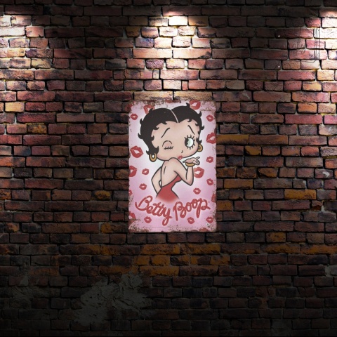 Tablica Ozdobna Blacha Betty Boop Bajka Animacja 20x30 cm Retro Vintage