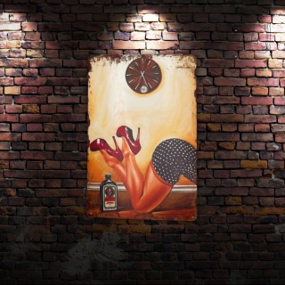 Tablica Ozdobna Blacha Jagermeister Szpilki 20x30 cm Retro Vintage