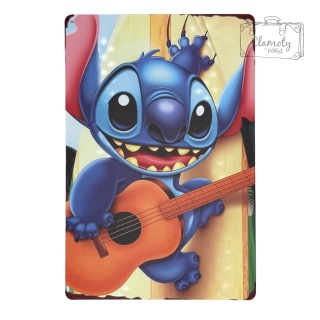 Tablica Ozdobna Blacha Stitch Bajka Animacja 20x30 cm Retro Vintage