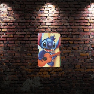 Tablica Ozdobna Blacha Stitch Bajka Animacja 20x30 cm Retro Vintage