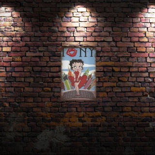 Tablica Ozdobna Blacha Bettyk Boop Animacja 20x30 cm Retro Vintage