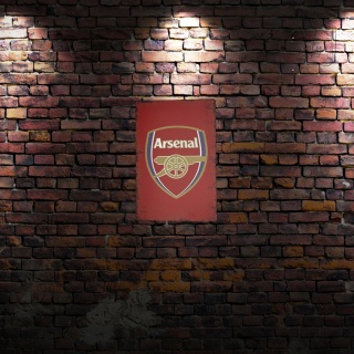 Tablica Ozdobna Blacha Arsenal Club Klub Piłkarski 20x30 cm Retro Vintage