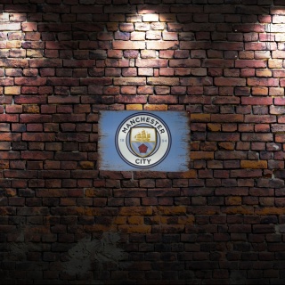 Tablica Ozdobna Blacha Manchester City Club 20x30 cm Retro Vintage