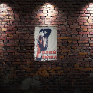 Tablica Ozdobna Blacha Film Dzień Świra Komedia 20x30 cm Retro Vintage