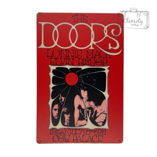 Tablica Ozdobna Blacha The Doors 20x30 cm Retro Vintage Plakat Metalowy