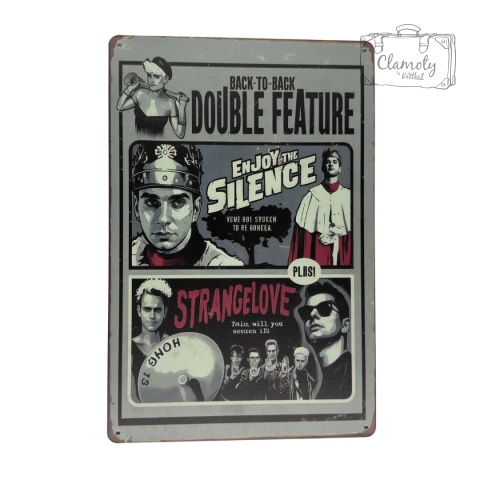 Tablica Ozdobna Blacha Depeche Mode StrangLove 20x30 cm Retro Vintage