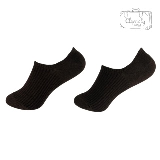 Skarpetki Skarpety Krótkie Stopki Bawełniane Ciemny Brąz 36-40