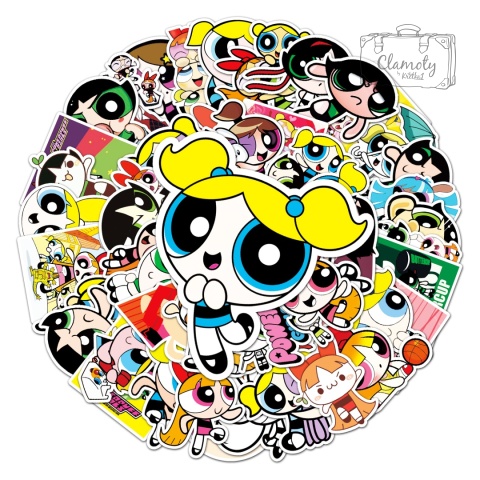 Zestaw Naklejek Wlepki StickerBomb Atomówki Bajka Postacie N609/318