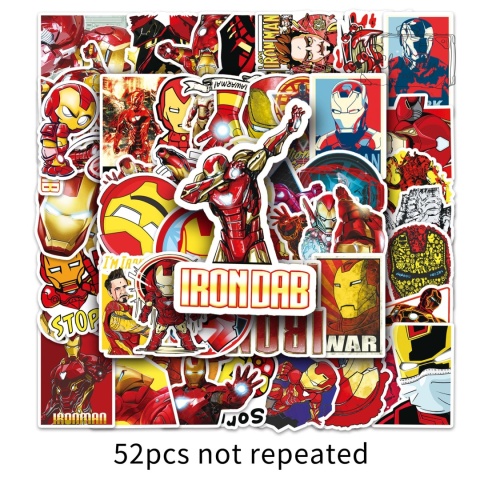 Zestaw Naklejek Wlepki StickerBomb Avengers Iron Man Marvel N610