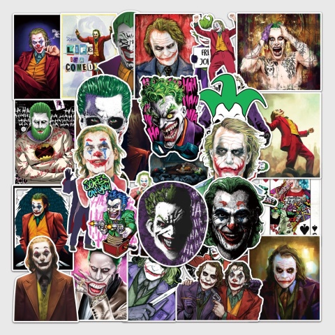 Zestaw Naklejek Wlepki StickerBomb batman Joker N613/351