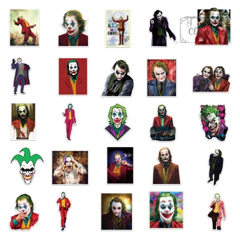 Zestaw Naklejek Wlepki StickerBomb batman Joker N613/351