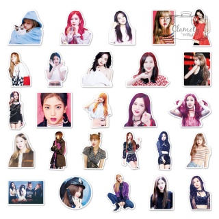 Zestaw Naklejek Wlepki StickerBomb Black Pink Kpop korean muzyka N614/355